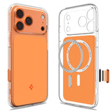 Spigen Thin Fit MagSafe Case til iPhone 17 Pro - Transparent Orange