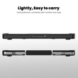 Tech-Protect SmartShell Pro case for Macbook Pro 14 M1 / M2 / M3 / M4 / M5 2021-2025 - black and transparent