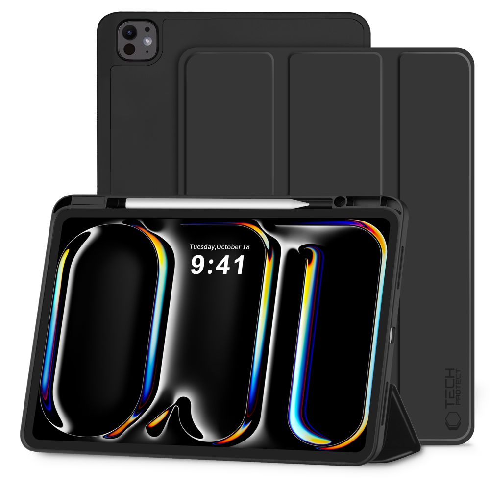 Tech-Protect SC Pen Case til iPad Pro 13  7 / 8 / 2024-2025 - sort