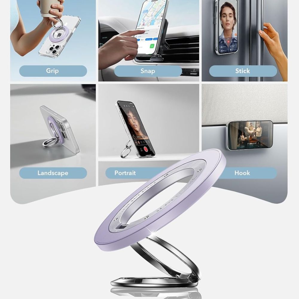 ESR Magnetisk HaloLock MagSafe Telefonholder - lilla