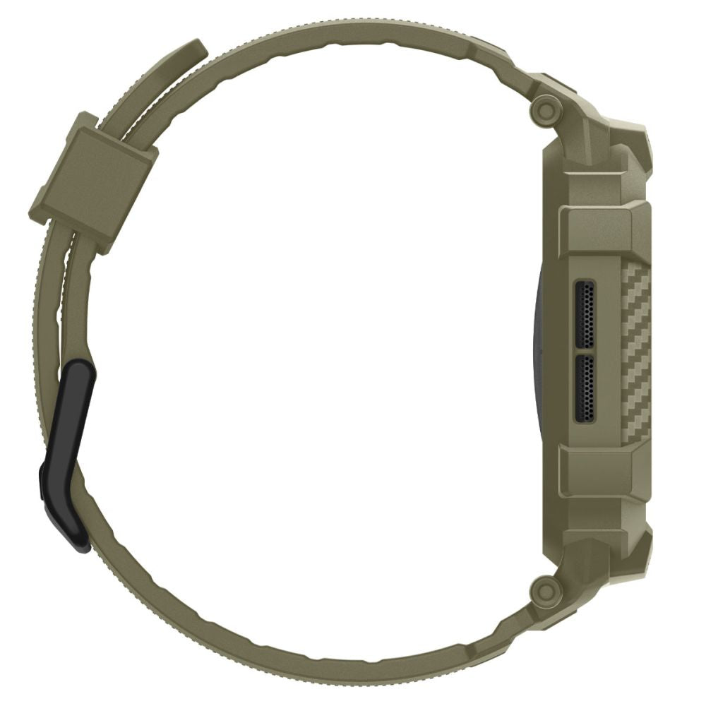 Spigen Rugged Armor Pro Strap til Apple Watch 46mm - Grøn