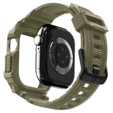Spigen Rugged Armor Pro Strap til Apple Watch 46mm - Grøn