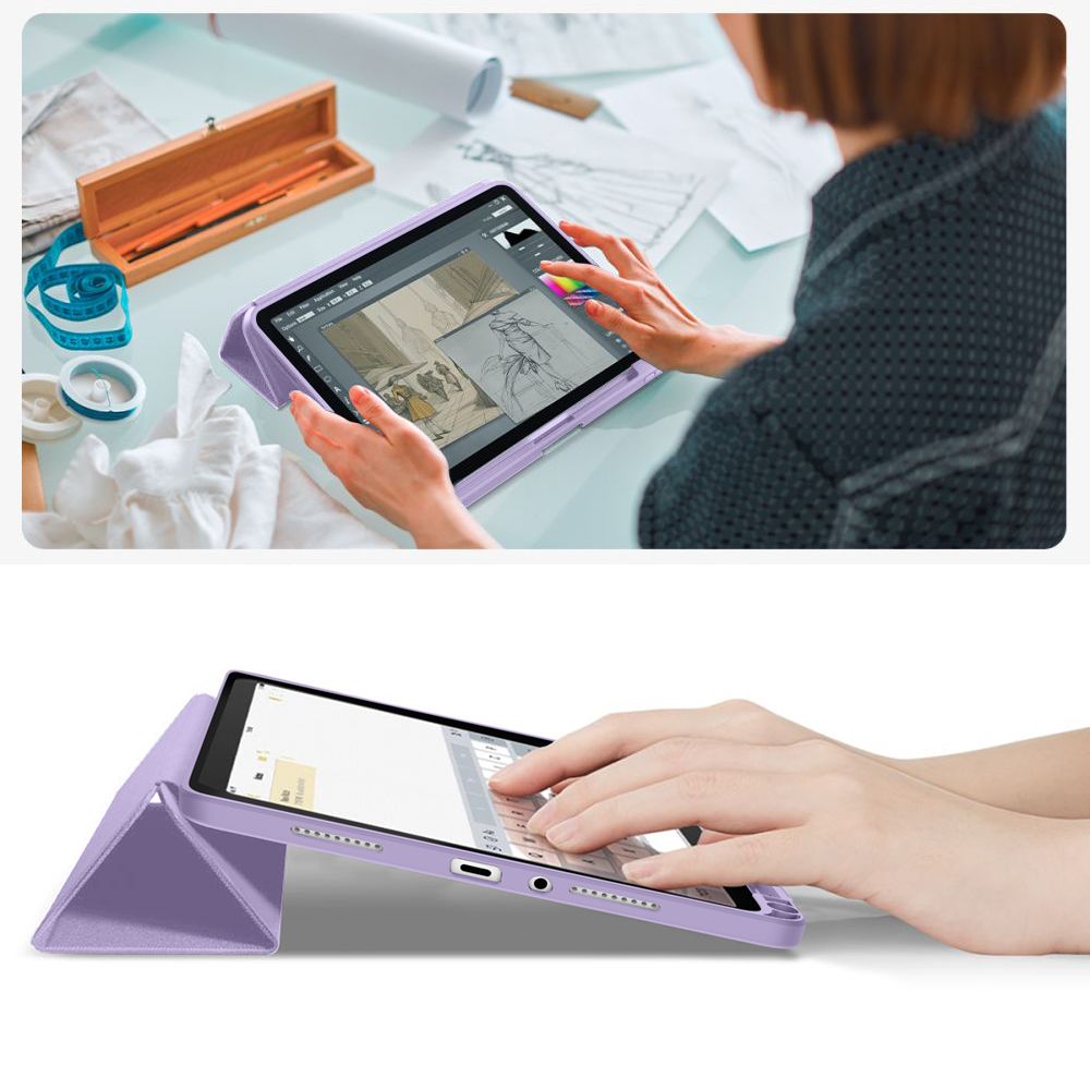 Tech-Protect SmartCase Pen case til Xiaomi Redmi Pad 2 11.0 - lilla