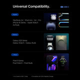 Spigen Essential EE472EU 2-port USC-C 47W vægoplader - sort