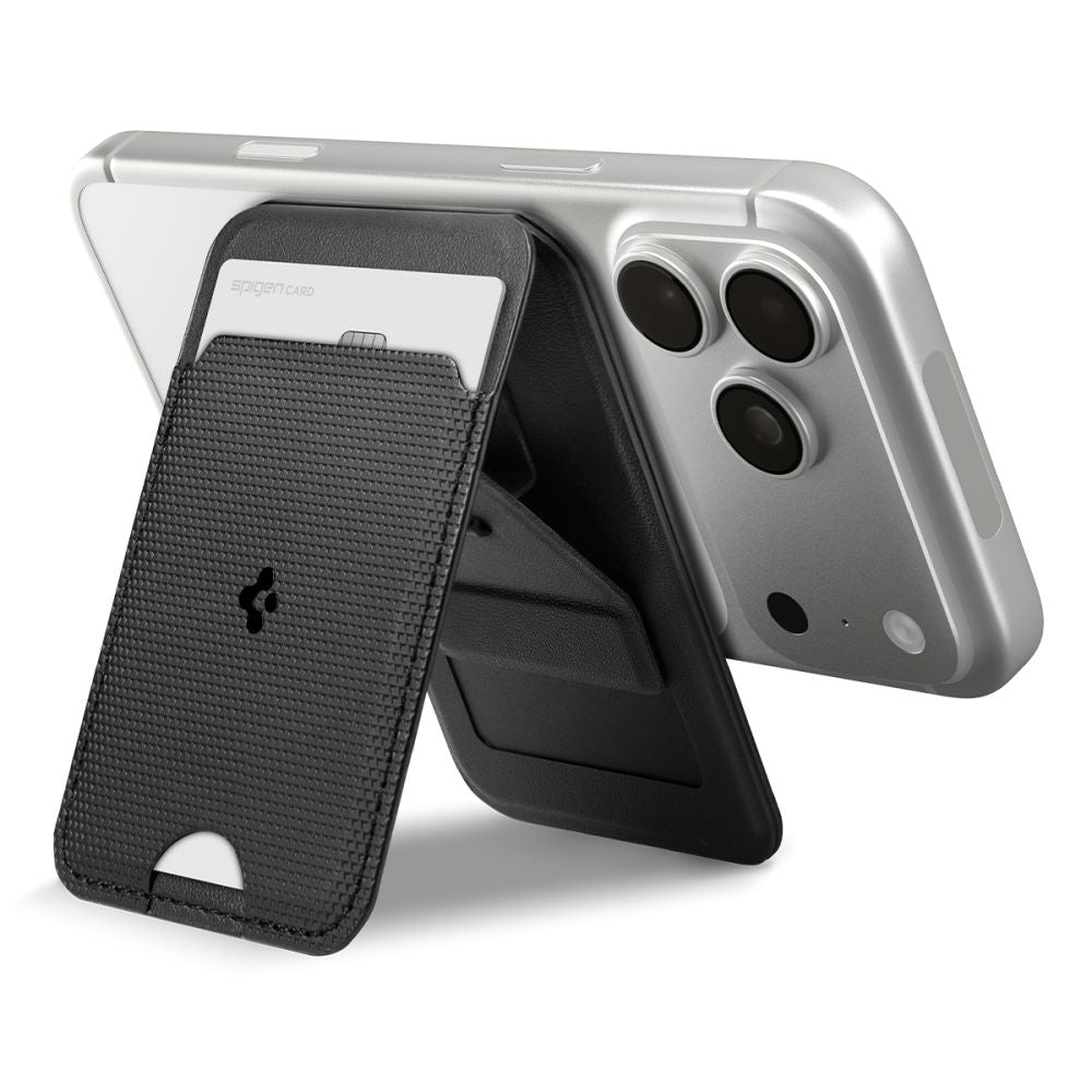 Spigen S314-3 Magnetisk MagSafe Magnetisk tegnebog - sort