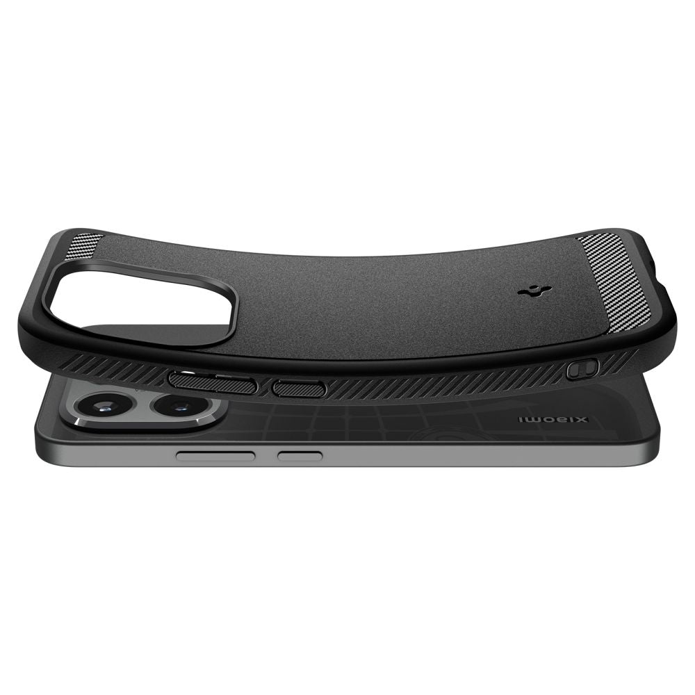 Spigen Rugged Armor Case til Xiaomi 15T - sort