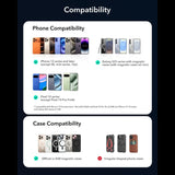 ESR OmniLock Qi2.2 Magnetisk MagSafe Car Air Vent Mount - sort