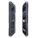 Spigen Ultra Hybrid MagSafe Case til iPhone 17 Pro Max - Clear Navy Blue