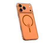 Spigen Ultra Hybrid MagSafe Case til iPhone 17 Pro - Clear Orange