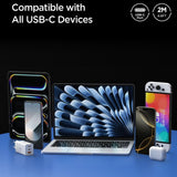 Spigen EB10020CC USB-C-kabel 100W 200cm - sort