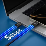 Spigen EB10010CC 100W 100 cm Kabel - sort