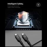 Spigen EB10010CC 100W 100 cm Kabel - sort