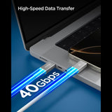 Spigen EB24012CC USB-C-kabel 240W 120cm - hvid