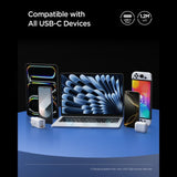 Spigen EB24012CC USB-C-kabel 240W 120cm - hvid