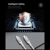 Spigen EB10020CC USB-C-kabel 100W 200cm - hvid