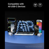 Spigen EB10020CC USB-C-kabel 100W 200cm - hvid