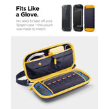 Spigen Nano Pop Pro Pouch til Nintendo Switch 2 - Navy Blue og Yellow