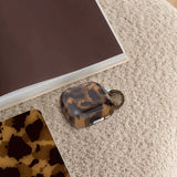 Tech-Protect Lamano-kasse til AirPods 4 - brun og sort