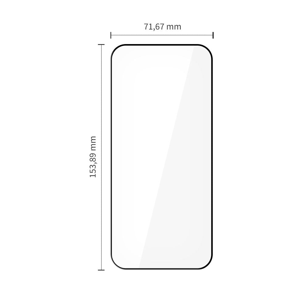 Tech-Protect Glass Fit+ 2-pack til Xiaomi Poco F8 Pro - sort