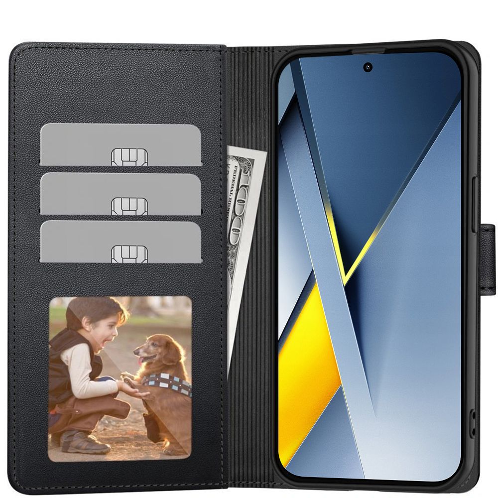 Tech-Protect Wallet Case til Xiaomi Poco F8 Ultra - sort