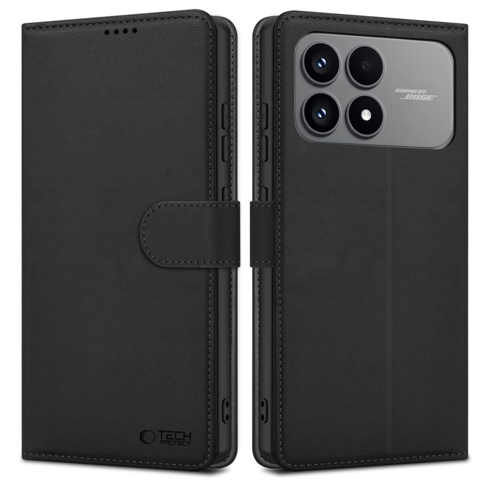 Tech-Protect Wallet Case til Xiaomi Poco F8 - sort