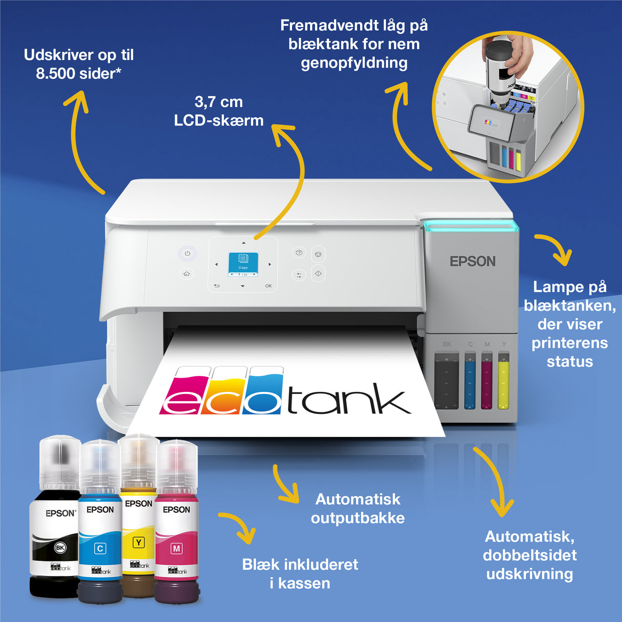 Epson EcoTank ET-2956 A4-multifunktionsprinter