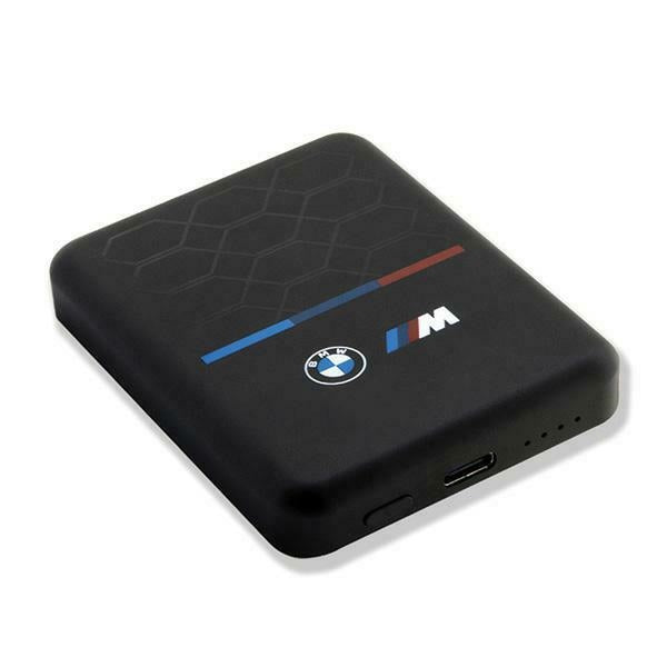 BMW M Collection MagSafe 15W 3000mAh Induktiv Power Bank - sort
