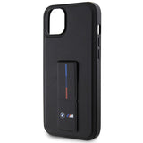 BMW Grip Stand Hot Stamp Case til iPhone 14 / 15 / 13 - sort