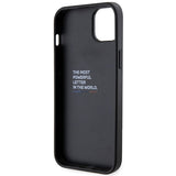 BMW Grip Stand Hot Stamp Case til iPhone 14 / 15 / 13 - sort