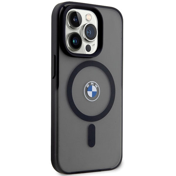 BMW Signature MagSafe Case til iPhone 14 Pro - sort