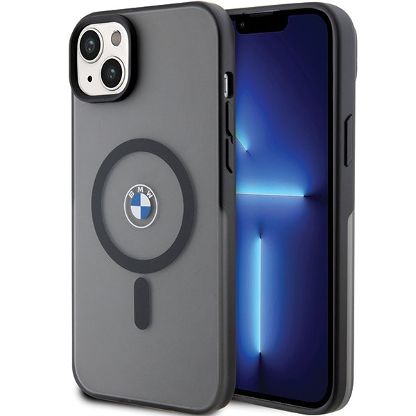 BMW Signature MagSafe Case til iPhone 14 Plus/15 Plus - sort