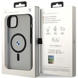 BMW Signature MagSafe Case til iPhone 14 Plus/15 Plus - sort