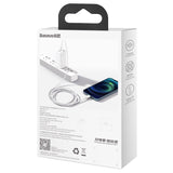 Baseus Superior-serien Kabel USB til Lightning, 2,4A, 1m (hvid)