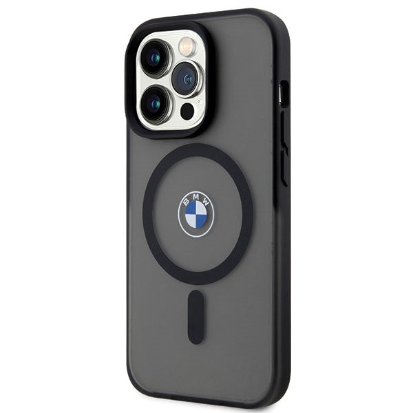BMW Signature MagSafe Case til iPhone 14 Pro Max - sort
