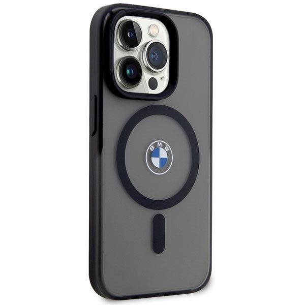 BMW Signature MagSafe Case til iPhone 14 Pro Max - sort