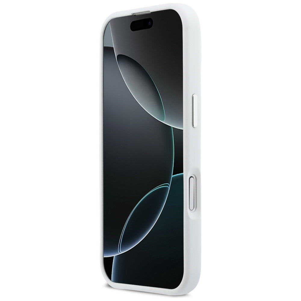 BMW M Silicon Horizontal Line MagSafe Case til iPhone 17 - hvid