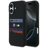 BMW M Silicon Horizontal Line MagSafe Case til iPhone 17 - sort