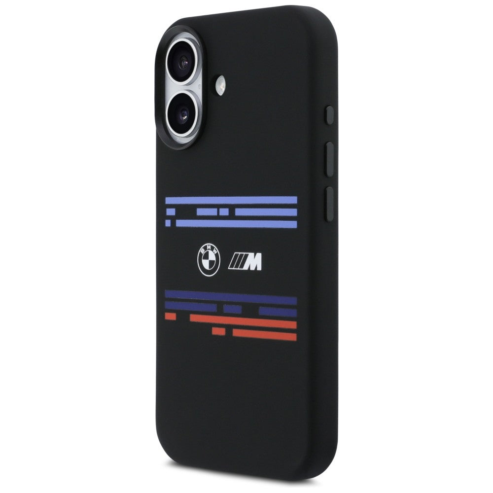 BMW M Silicon Horizontal Line MagSafe Case til iPhone 17 - sort