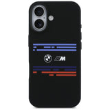 BMW M Silicon Horizontal Line MagSafe Case til iPhone 17 - sort