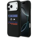 BMW M Silicon Horizontal Line MagSafe Case til iPhone 17 Pro Max - sort
