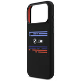 BMW M Silicon Horizontal Line MagSafe Case til iPhone 17 Pro Max - sort