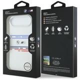 BMW M Silicon Horizontal Line MagSafe Case til iPhone Air - hvid