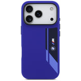 BMW M Silicon Vertical Logo MagSafe Case til iPhone 17 Pro - Navy Blue