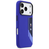 BMW M Silicon Vertical Logo MagSafe Case til iPhone 17 Pro - Navy Blue