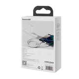 USB-kabel 3in1 Baseus Superior Series, USB til mikro USB / USB-C / Lightning, 3,5 A, 1,5 m (hvid)