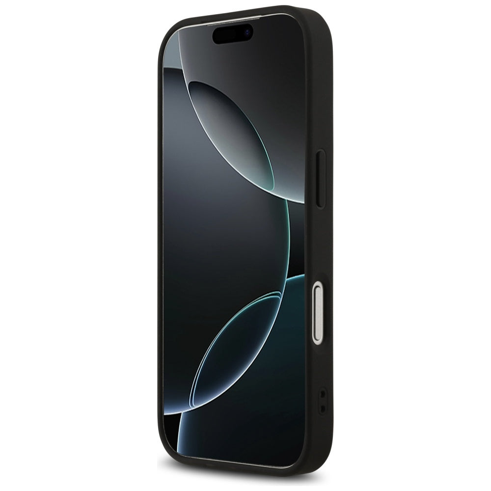 Guess 4G Printed Stripes MagSafe case til iPhone 17 Pro - sort