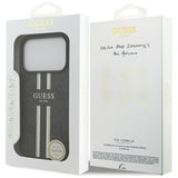Guess 4G Printed Stripes MagSafe case til iPhone 17 Pro - sort