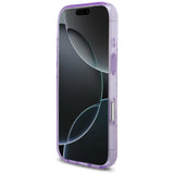 Guess IML Flower & Tonal Circle MagSafe-kasse til iPhone 17 Pro - lilla