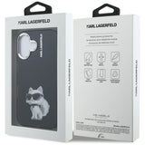 Karl Lagerfeld IML Aquarelle Choupette & Logo iPhone 16 Case - sort