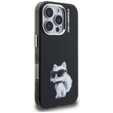 Karl Lagerfeld IML Aquarelle Choupette & Logo iPhone 16 Pro Case - sort